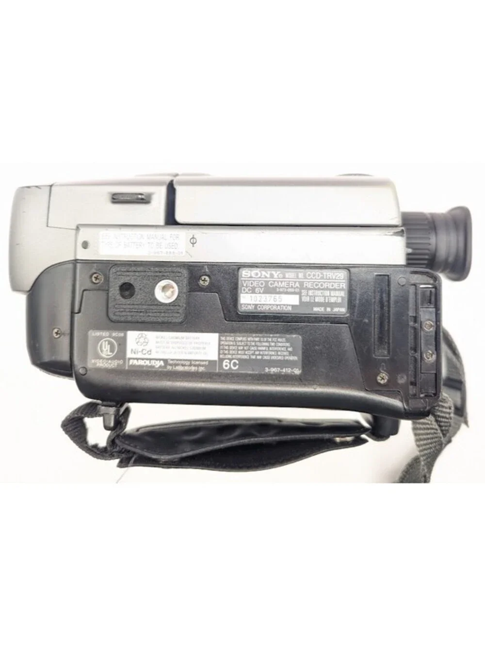 Sony Handycam CCD-TRV29 Video 8 Camcorder Player Recorder TESTED Works w/ AC